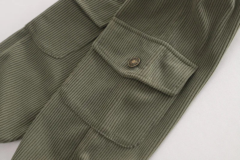 Kids' Corduroy Jacket & Pants Set