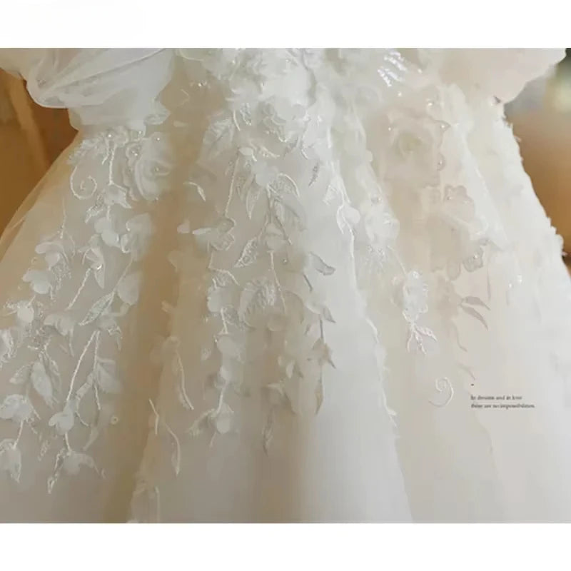 Lace Patchwork Gown Dress