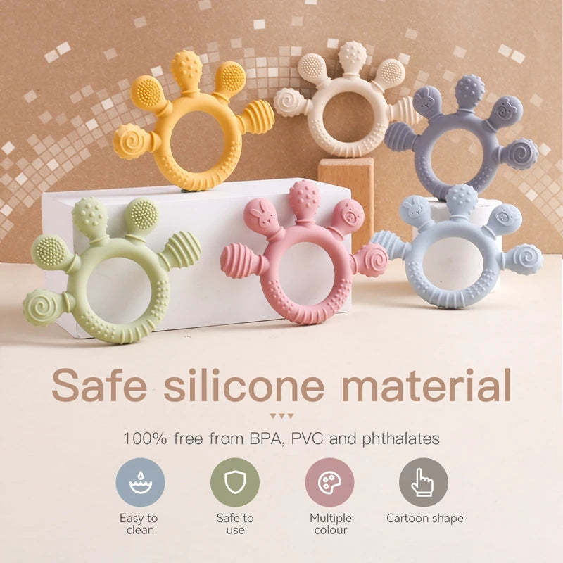 Ani Sooth Silicone Teether Ring