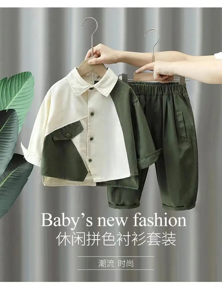 Stylish 2-Piece Shirt & Pants Set