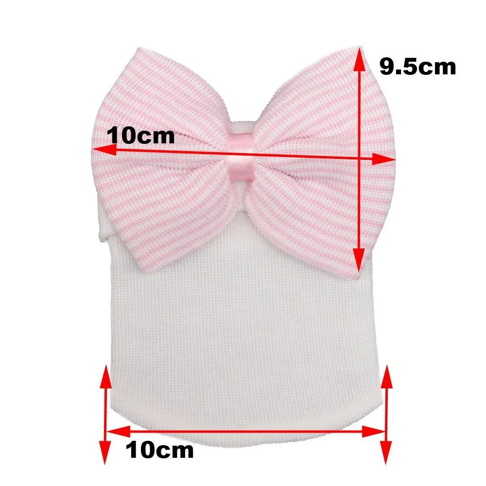 Newborn Hospital Hat with Bow