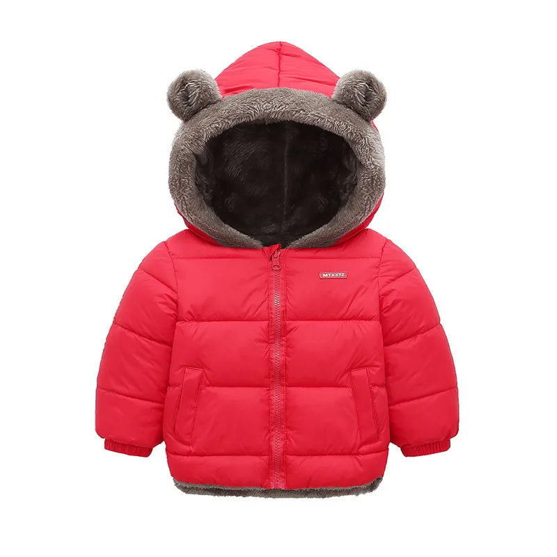 Baby Boys & Girls Hooded Cotton Jacket