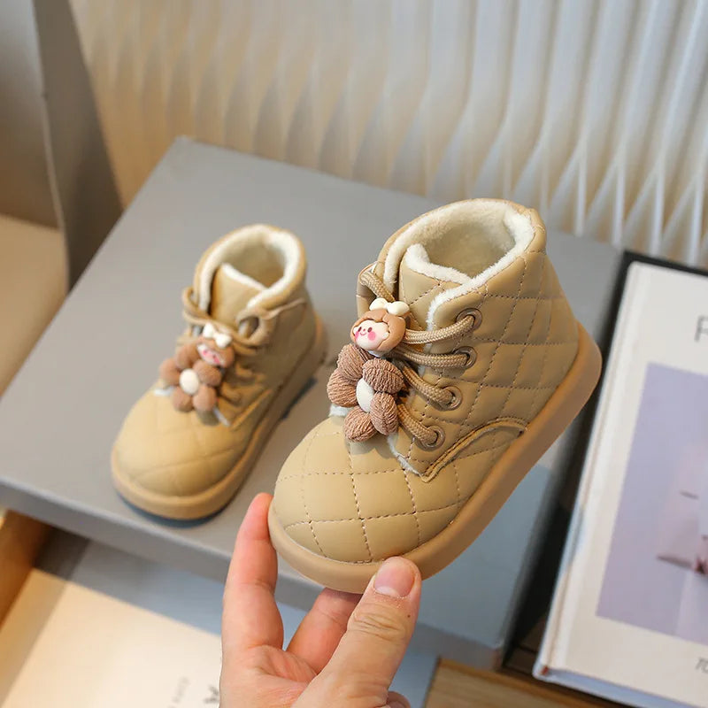 2025 Girls' Fashion Leather Boots