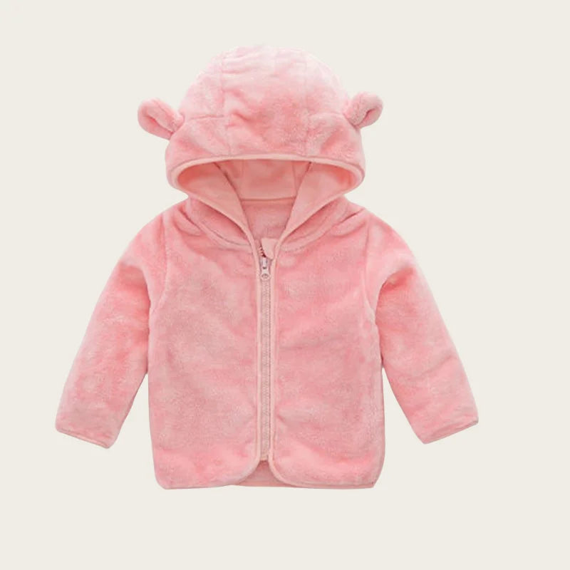 Winter Cute Baby Girls Fleece Jacket