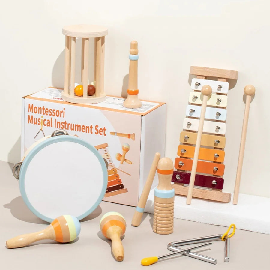 Tini Tunes Wooden Hand Bell Toy