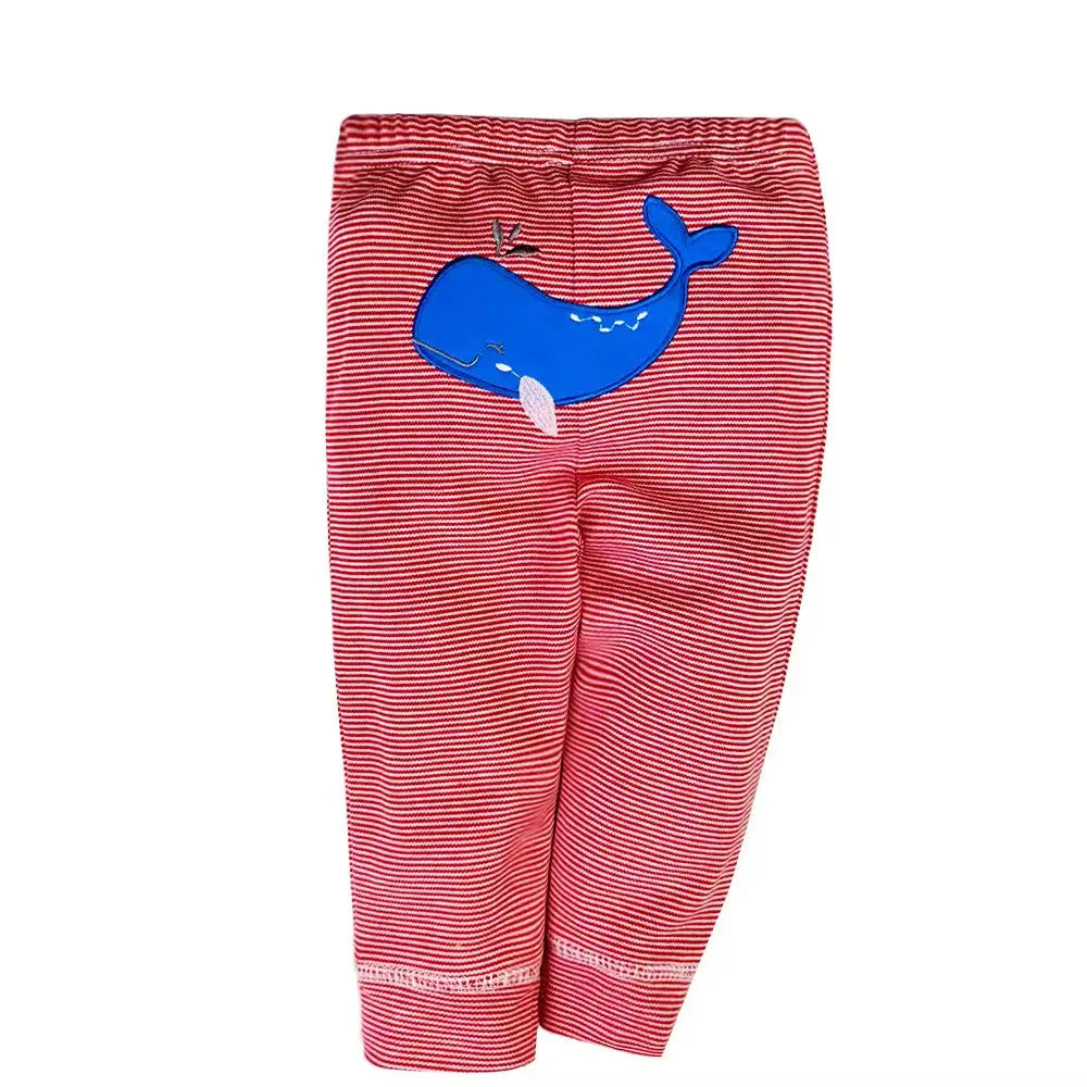 One-Piece Cartoon Print Baby Pants