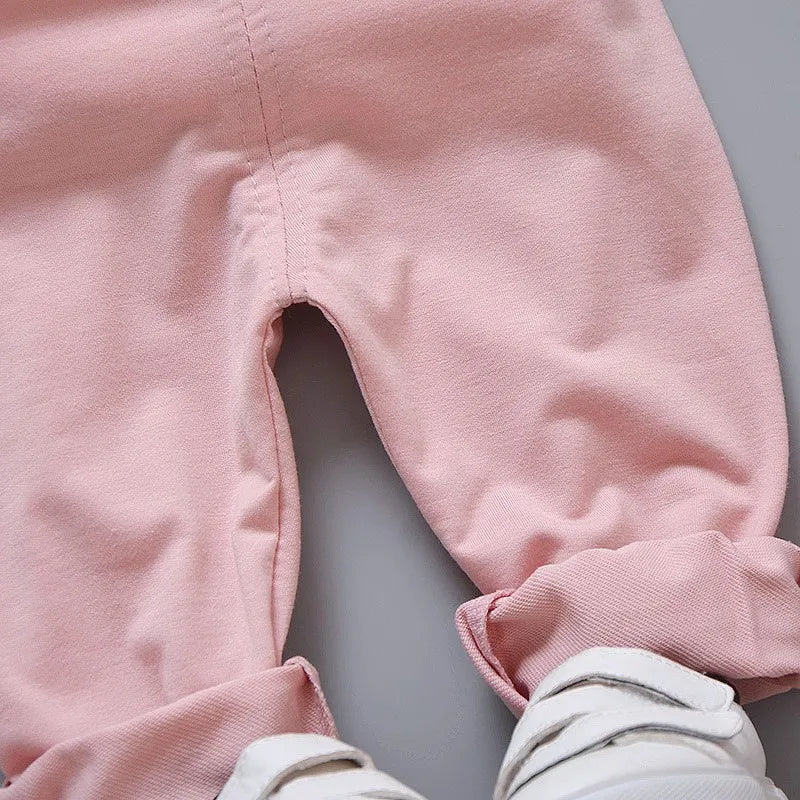 Girls' Trousers & Long Sleeve Top Set