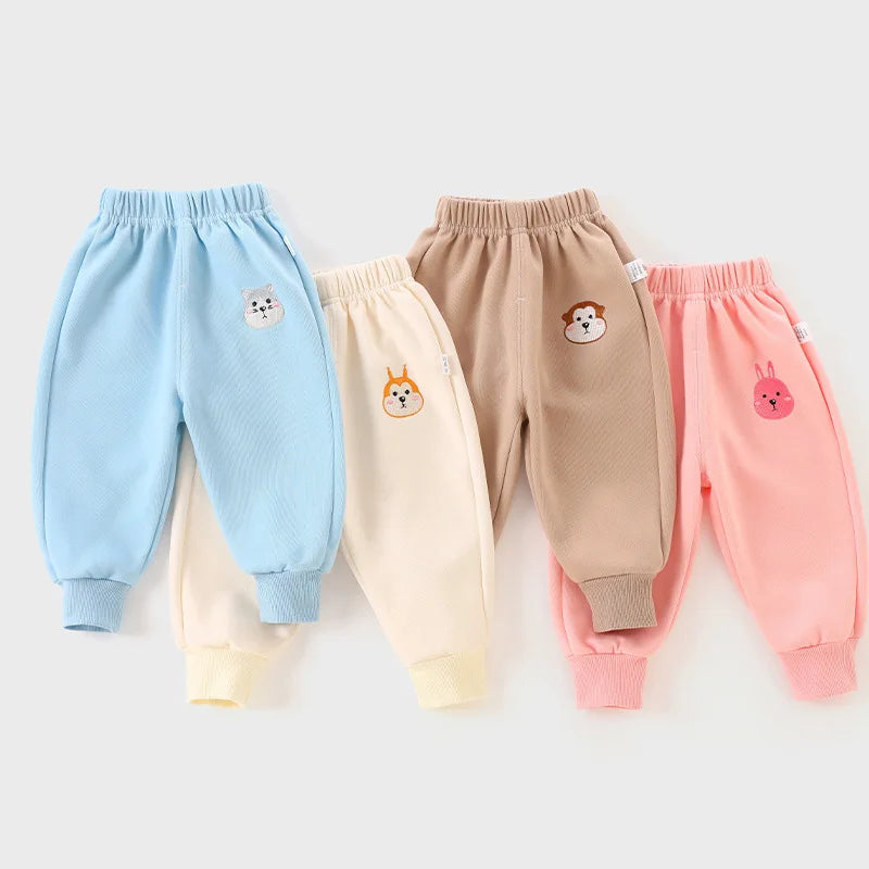 Autumn Baby Girl Cartoon Jogger Pants