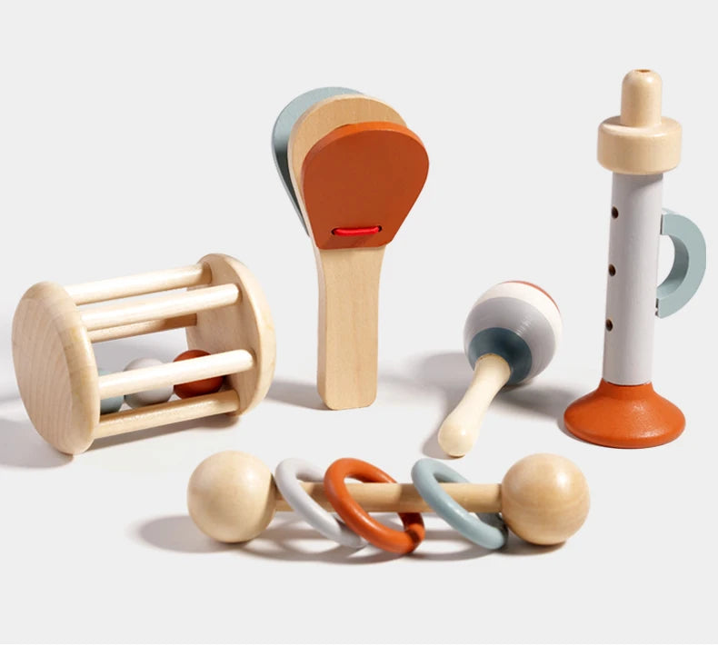 Tini Tunes Wooden Hand Bell Toy
