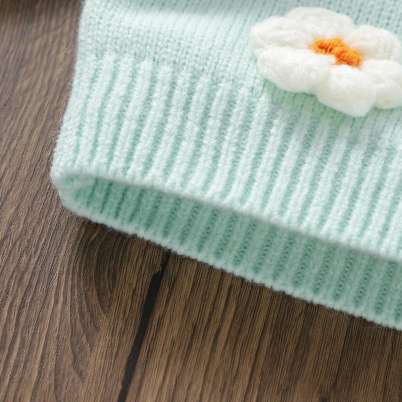 Sweet Long-Sleeve Baby Cardigan for Newborns
