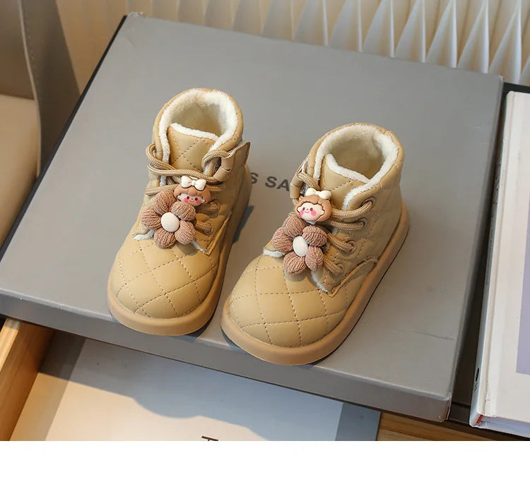 2025 Girls' Fashion Leather Boots