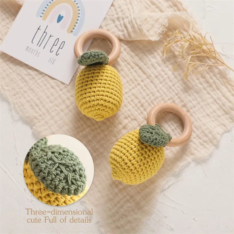 Lemo Tune Crochet Rattle Teether