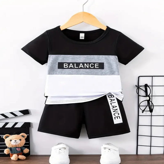 Boys Casual BALANCE T-Shirt & Shorts Set
