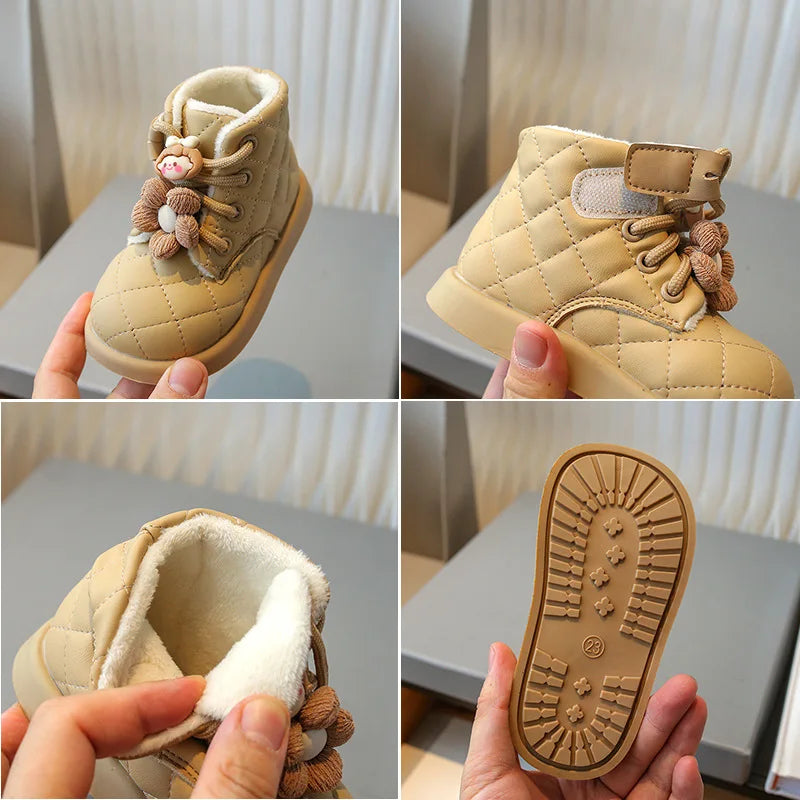 2025 Girls' Fashion Leather Boots