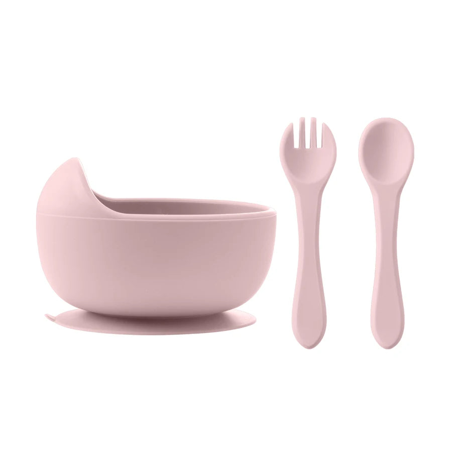 Sili Stay Suction Feeding Bowl Set