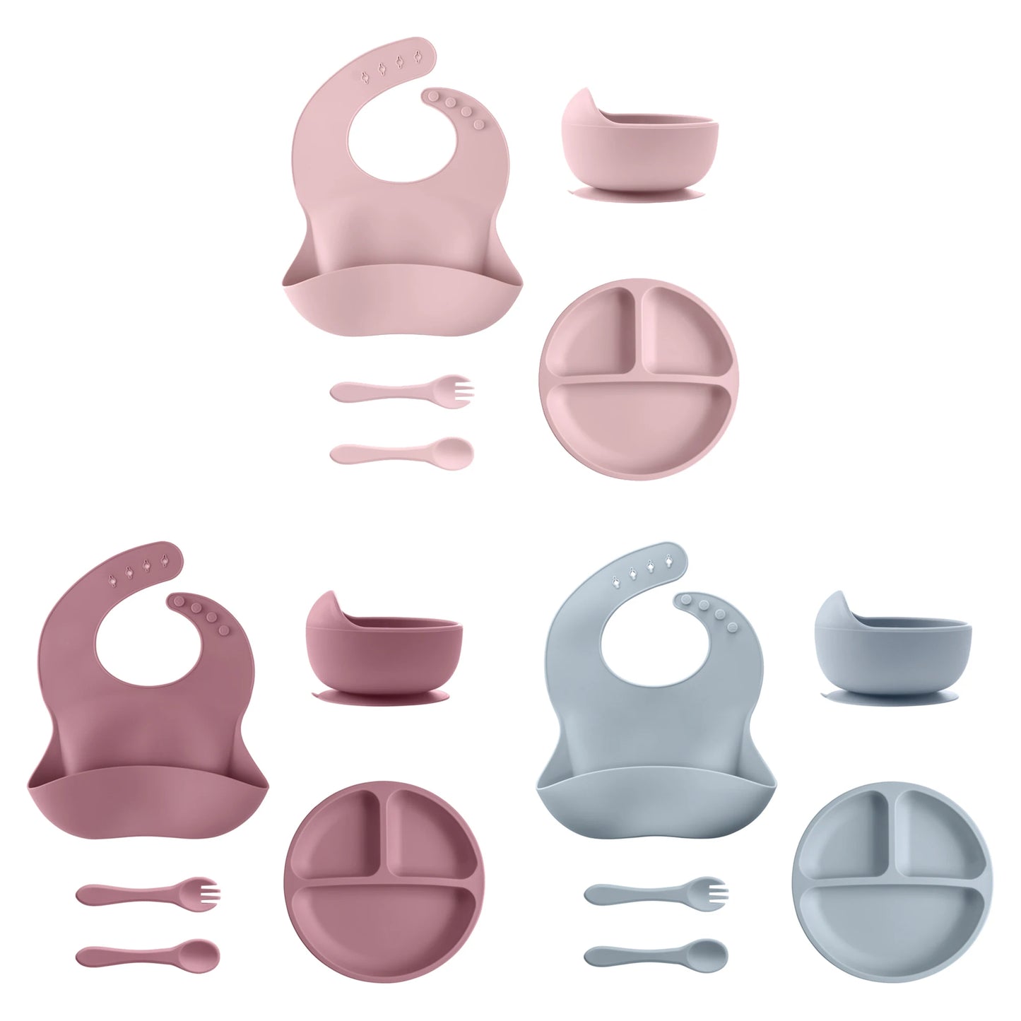 Meal Mate 5pc Silicone Feeding Set
