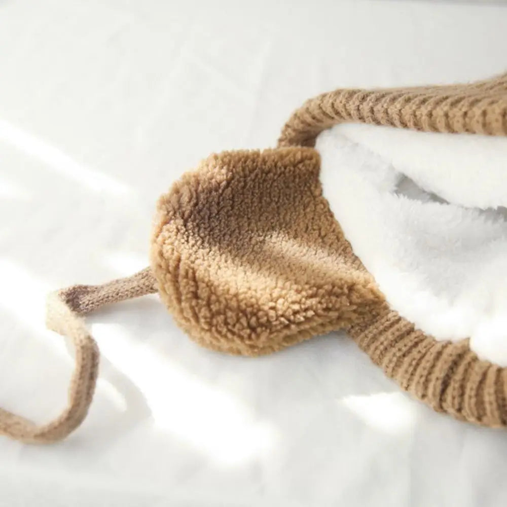 Winter Baby Pompom Beanie Hat