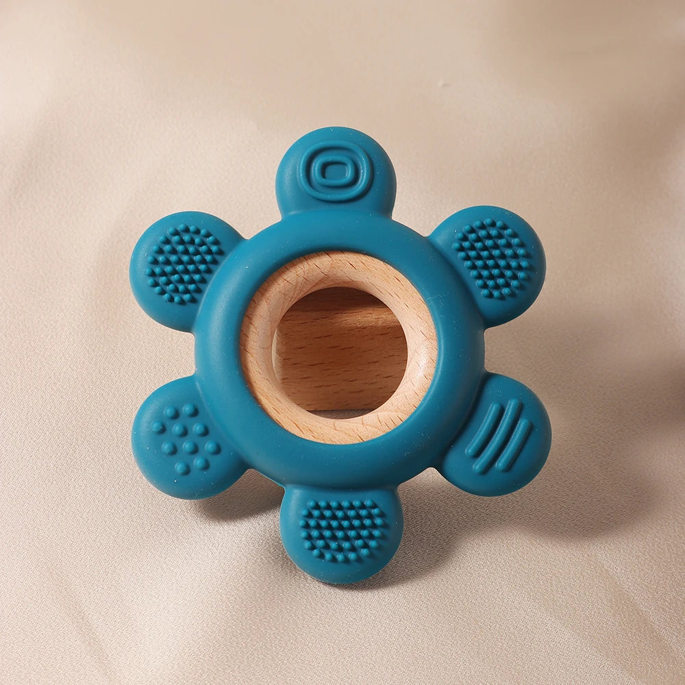 Bloom Bite Wooden Flower Teether