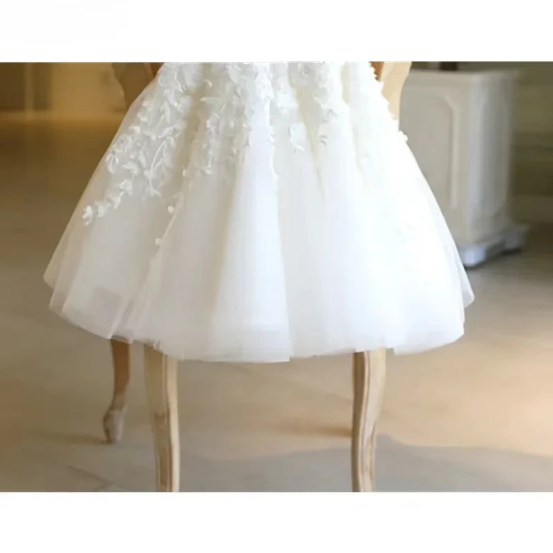 Lace Patchwork Gown Dress