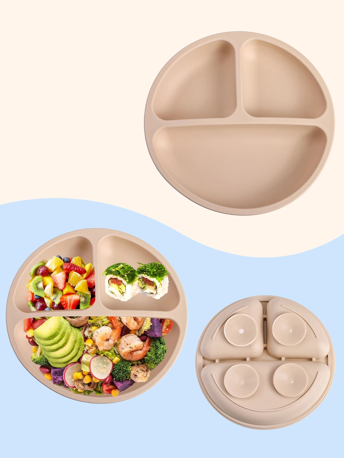 Dino Plate Suction Dish