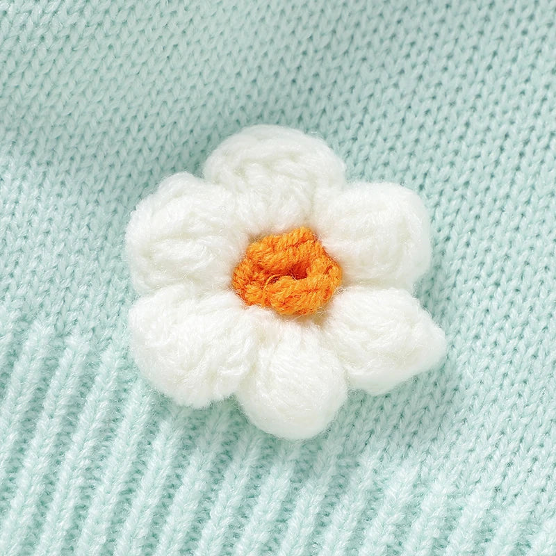 Sweet Long-Sleeve Baby Cardigan for Newborns