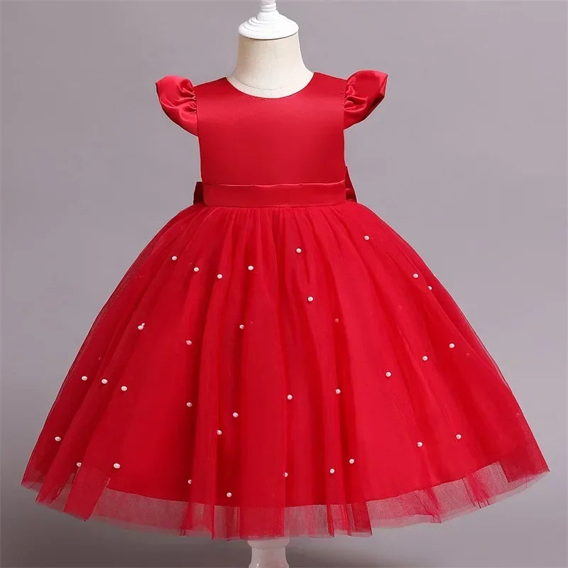 Elegant Beaded Princess Dress