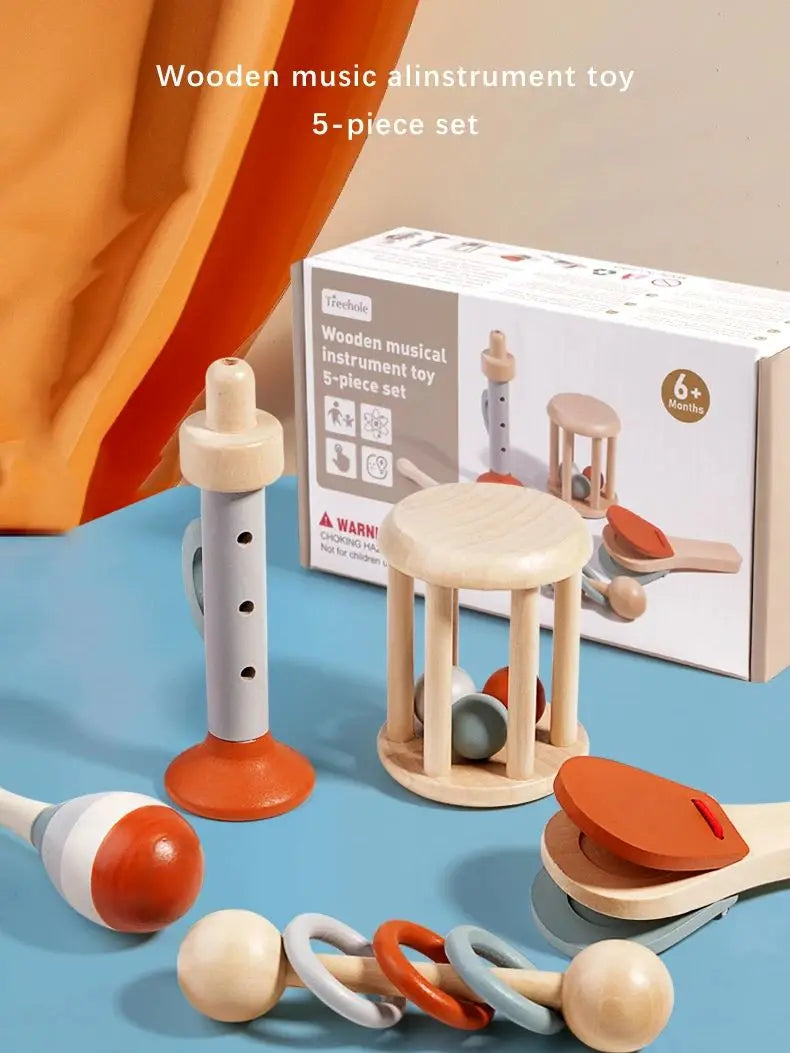 Tini Tunes Wooden Hand Bell Toy