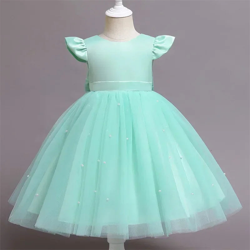Elegant Beaded Princess Dress