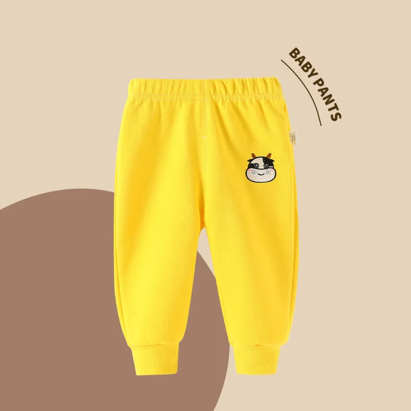 Autumn Baby Girl Cartoon Jogger Pants