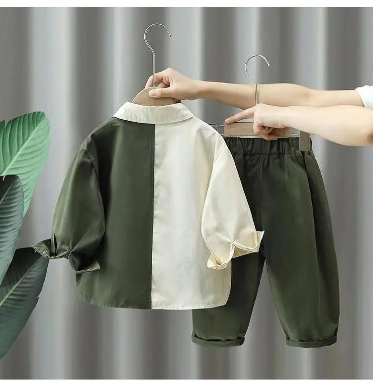 Stylish 2-Piece Shirt & Pants Set