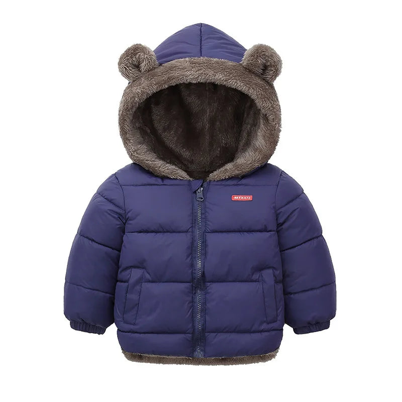 Baby Boys & Girls Hooded Cotton Jacket