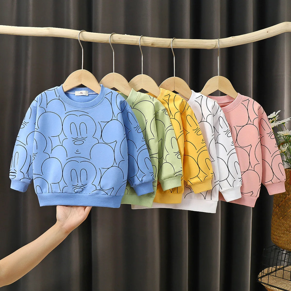 Disney Mickey Mouse Long Sleeve Sweatshirt