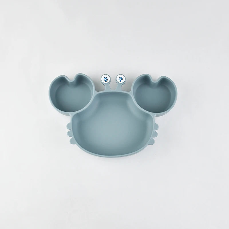 Crabby Meal Silicone Suction Plate