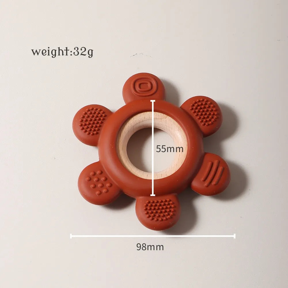 Bloom Bite Wooden Flower Teether