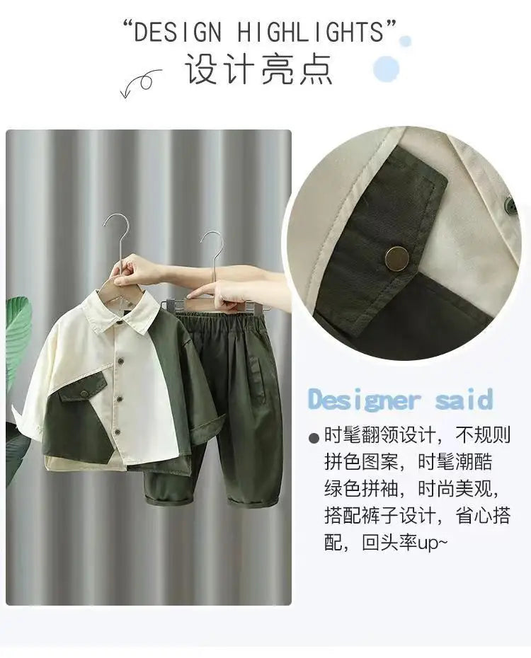 Stylish 2-Piece Shirt & Pants Set