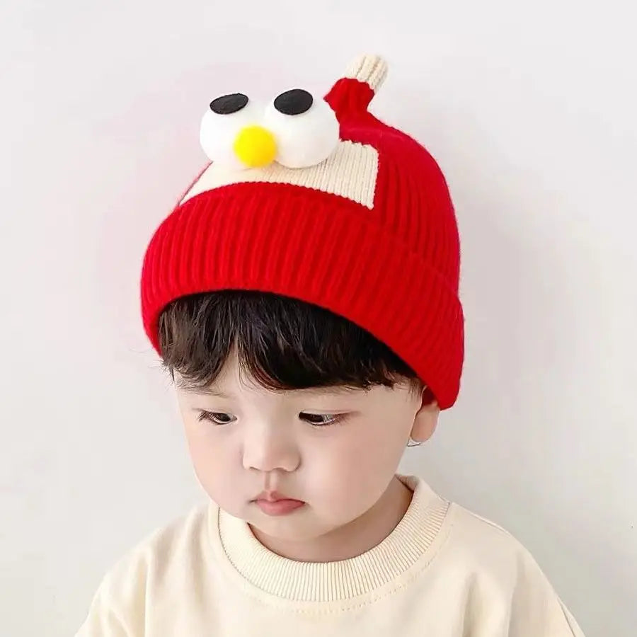 Cute Bear Ear Protection Knitted Winter Hat