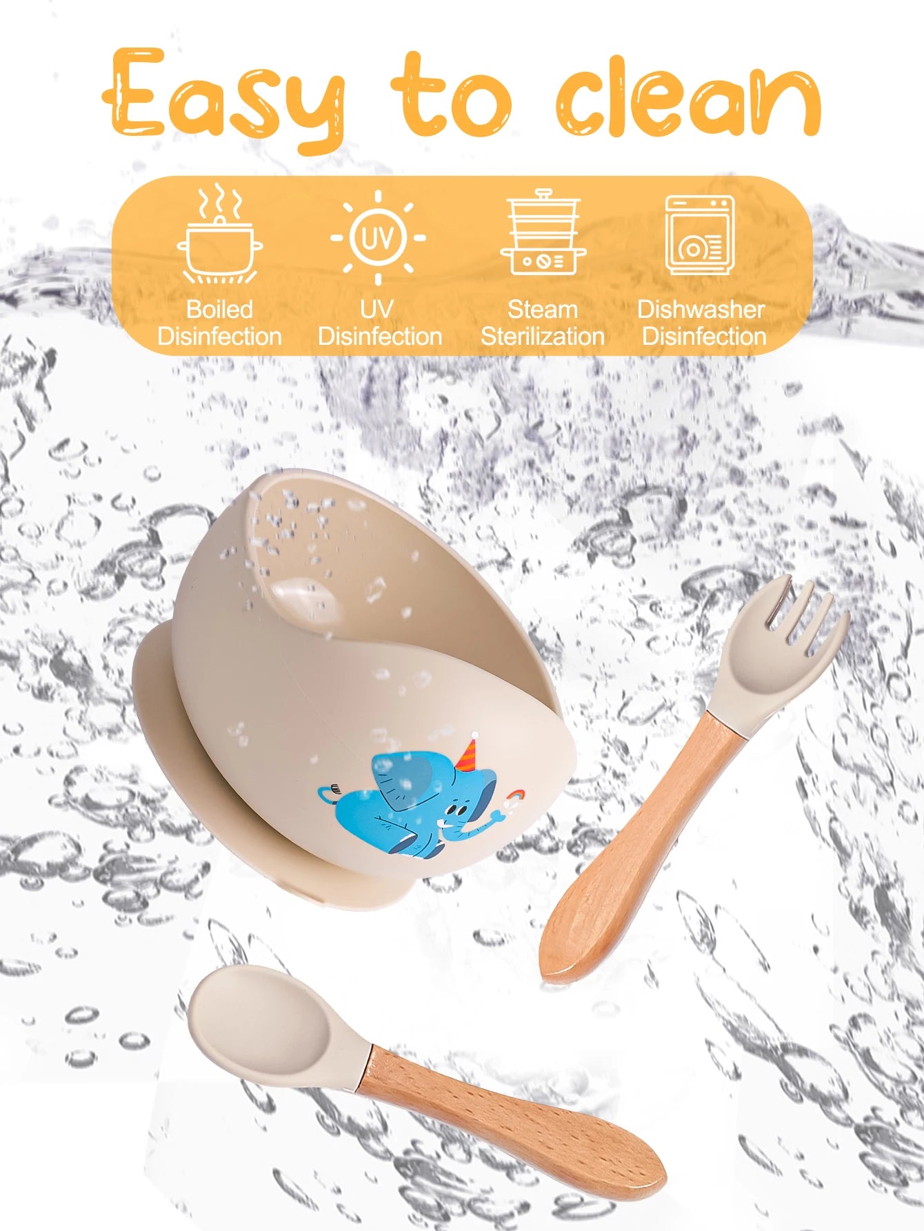FeedEase™ 5pc Silicone Set