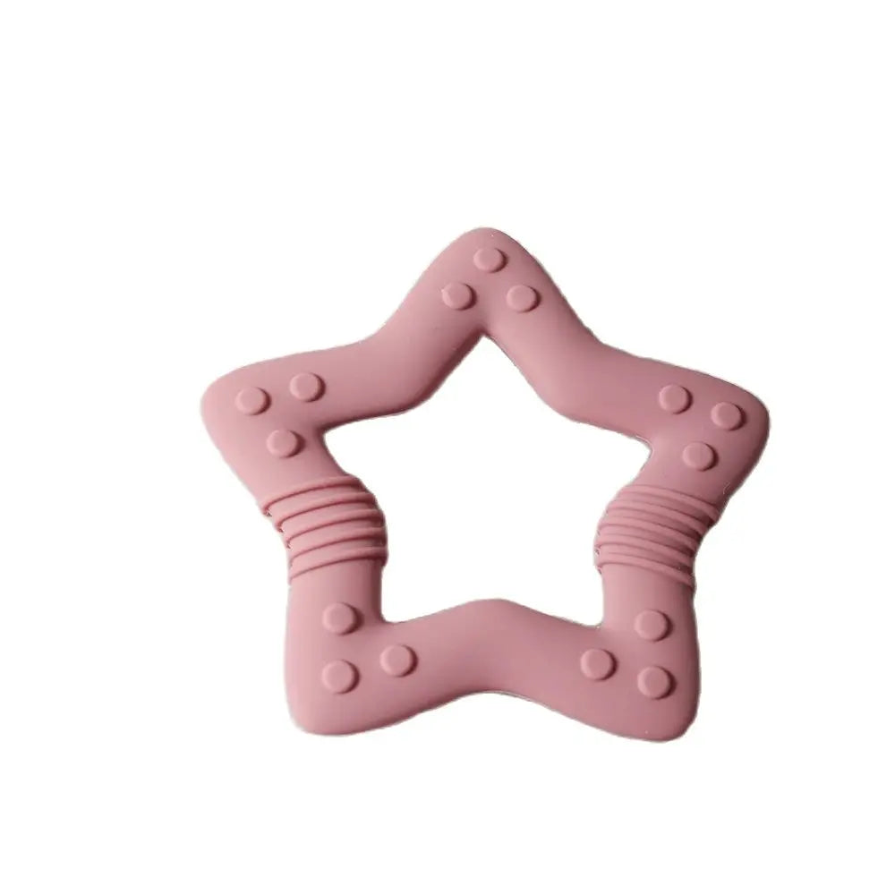 Star Heart Silicone Teether