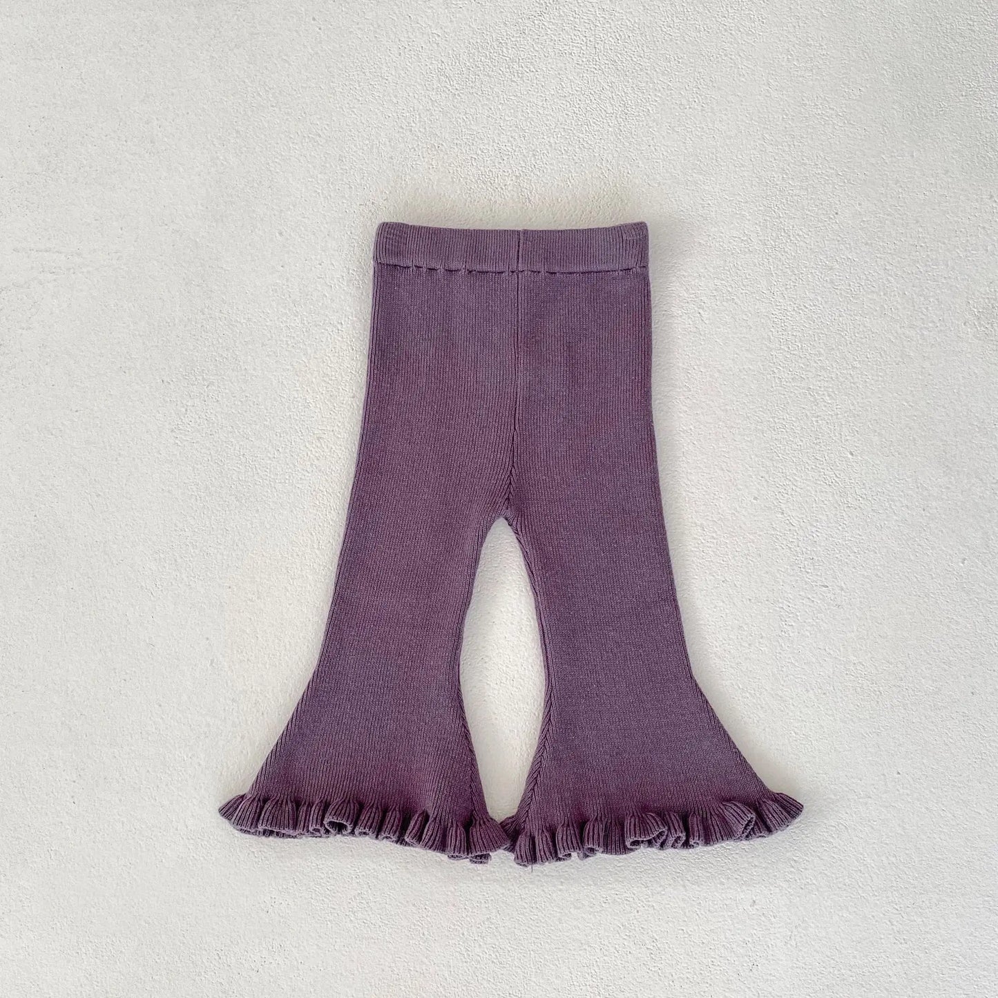 Toddler Girls' Knitted Flare Pants