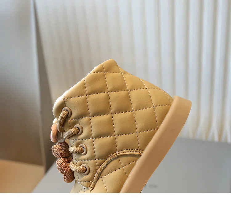 2025 Girls' Fashion Leather Boots