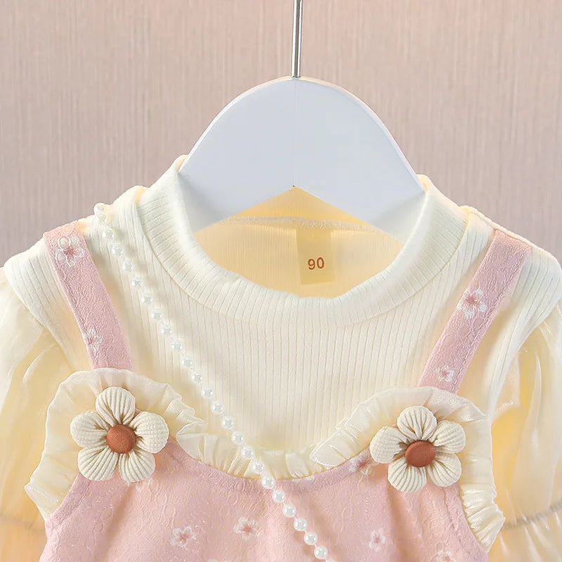 2025 Spring Girls' Floral Dress