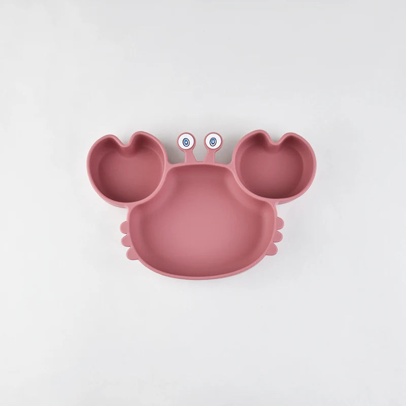 Crabby Meal Silicone Suction Plate