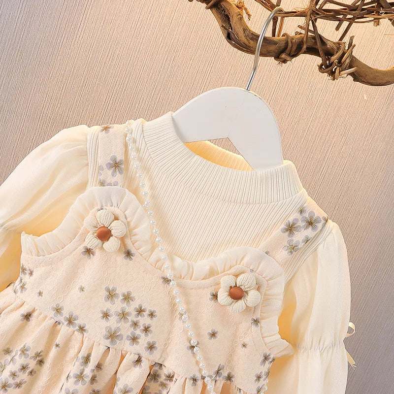 2025 Spring Girls' Floral Dress