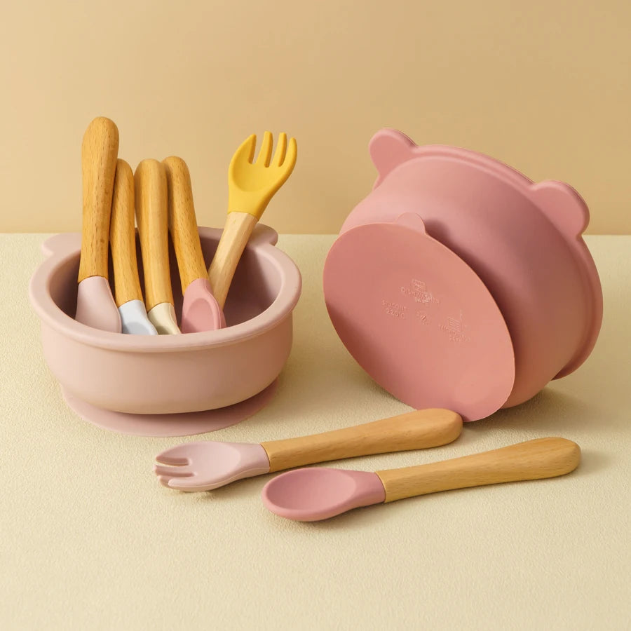 Tiny Tails 3pc Silicone Feeding Set