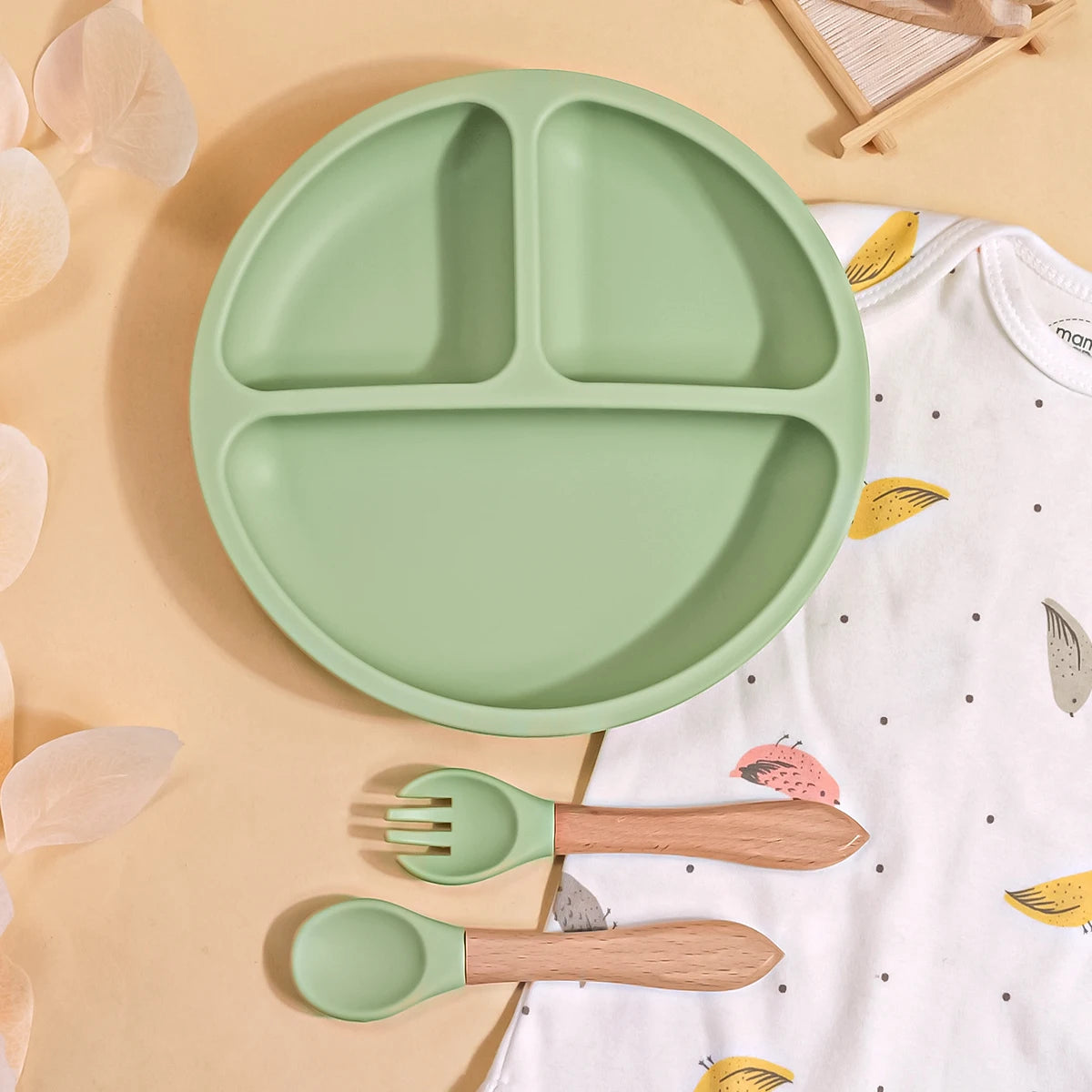 Lil Dine 3pc Silicone Feeding Set