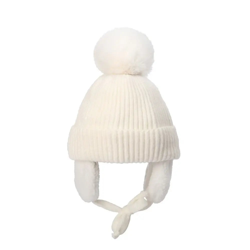Winter Baby Pompom Beanie Hat
