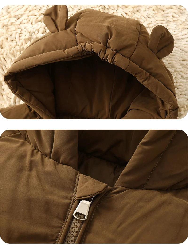 Kids Warm Hooded Jacket