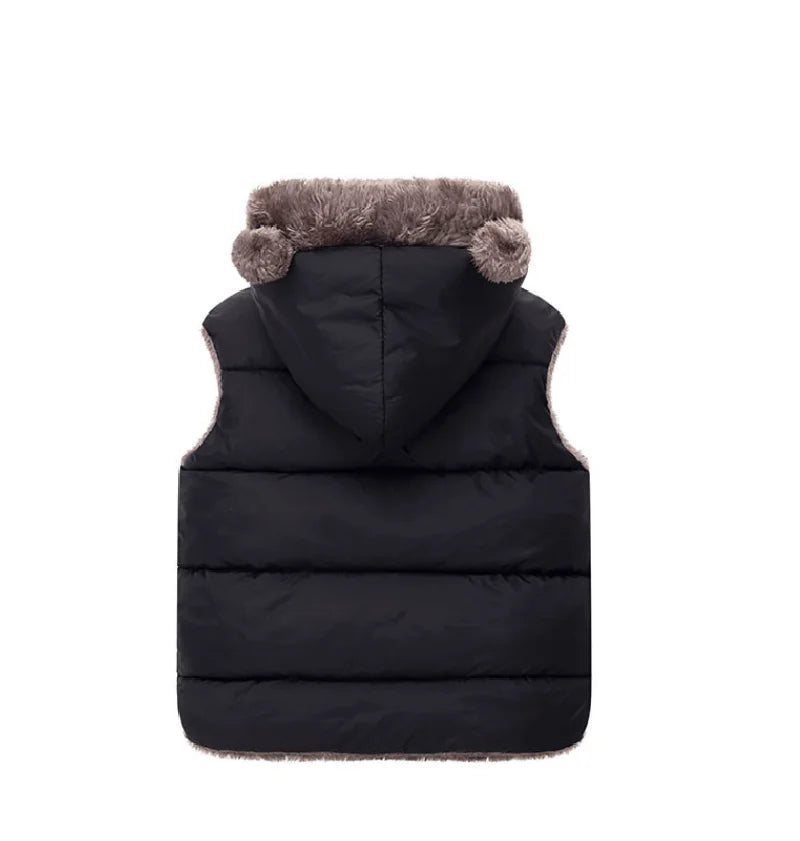 Kids' Hooded Down Vest