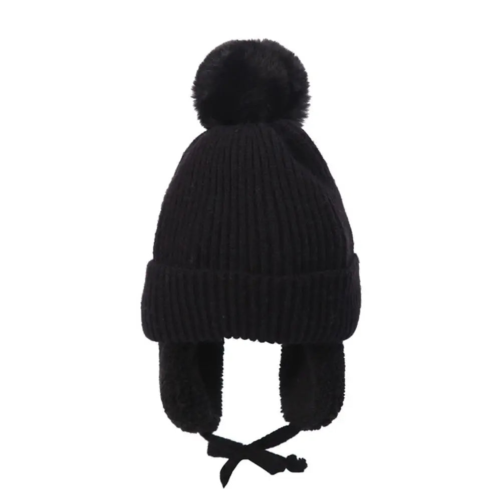 Winter Baby Pompom Beanie Hat