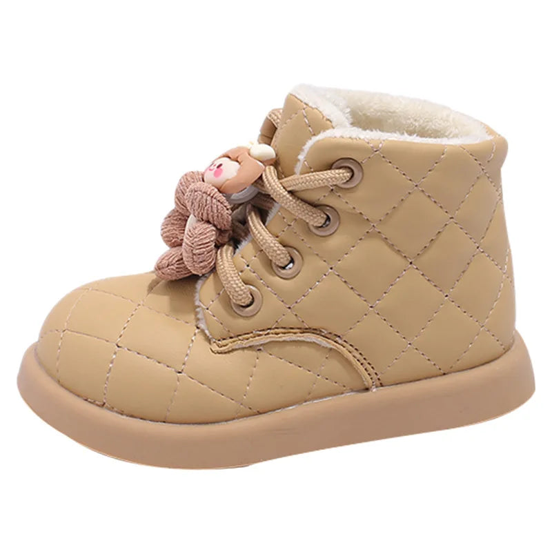 2025 Girls' Fashion Leather Boots